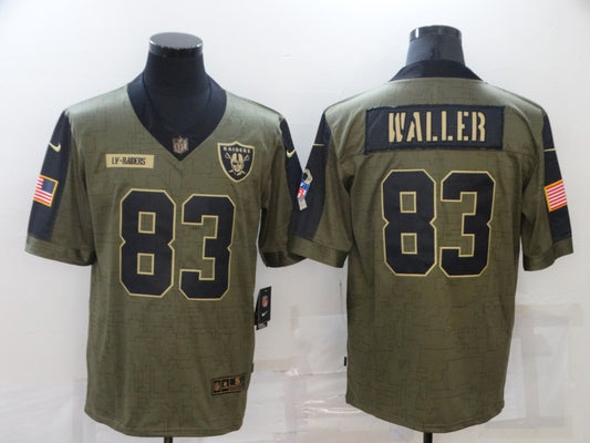Men's Las Vegas Raiders Darren Waller #83 Brown Game Jersey1