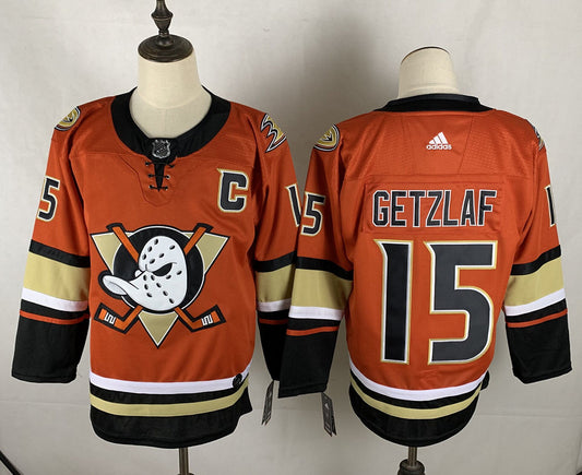 Men's Anaheim Ducks Ryan Getzlaf #15 Red Breakaway Jersey1