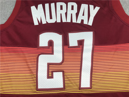 Men's Denver Nuggets Jamal Murray Red Swingman Player Jersey1