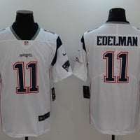Men's New England Patriots Julian Edelman #11 Jersey1 White