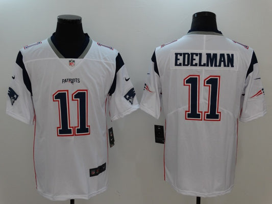 Men's New England Patriots Julian Edelman #11 Jersey1 White