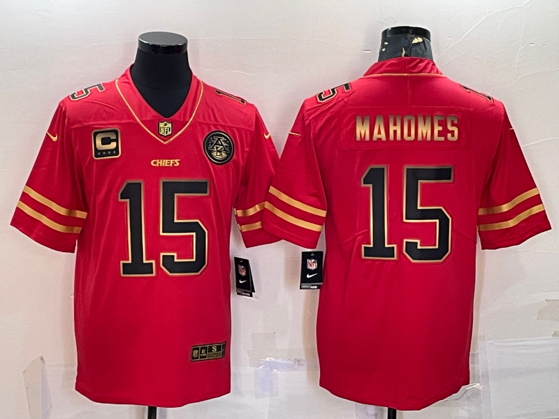 Patrick Mahomes #15 Kansas City Chiefs Red Player Jersey - JerseysFreak
