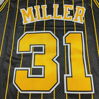 Men's Indiana Pacers Reggie Miller #31 Black Swingman Player Jersey