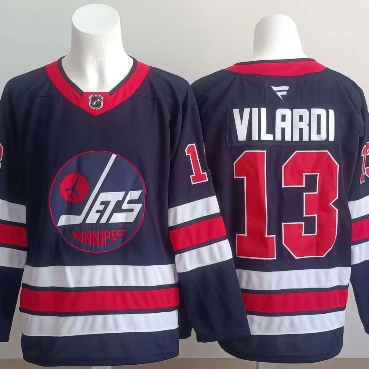Men's Winnipeg Jets Gabriel Vilardi #13 Fanatics Navy Player Jersey