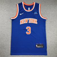Men's New York Knicks Josh Hart #3 Blue Swingman Jersey1 - Icon Edition