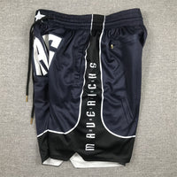 Men's Dallas Mavericks Navy Statement Edition Pocket Shorts1