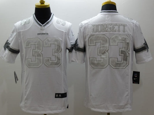 Men's Dallas Cowboys Tony Dorsett #33 White Game Player Jersey1