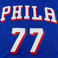 Men's Philadelphia 76ers V. J. Edgecombe #77 Royal Swingman Jersey - Icon Edition