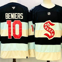 Men's Seattle Kraken Matty Beniers #10 Fanatics Blue Player Jersey