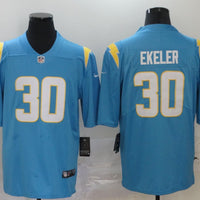 Men's Los Angeles Chargers Austin Ekeler #30 Powder Blue Player Game Jersey1