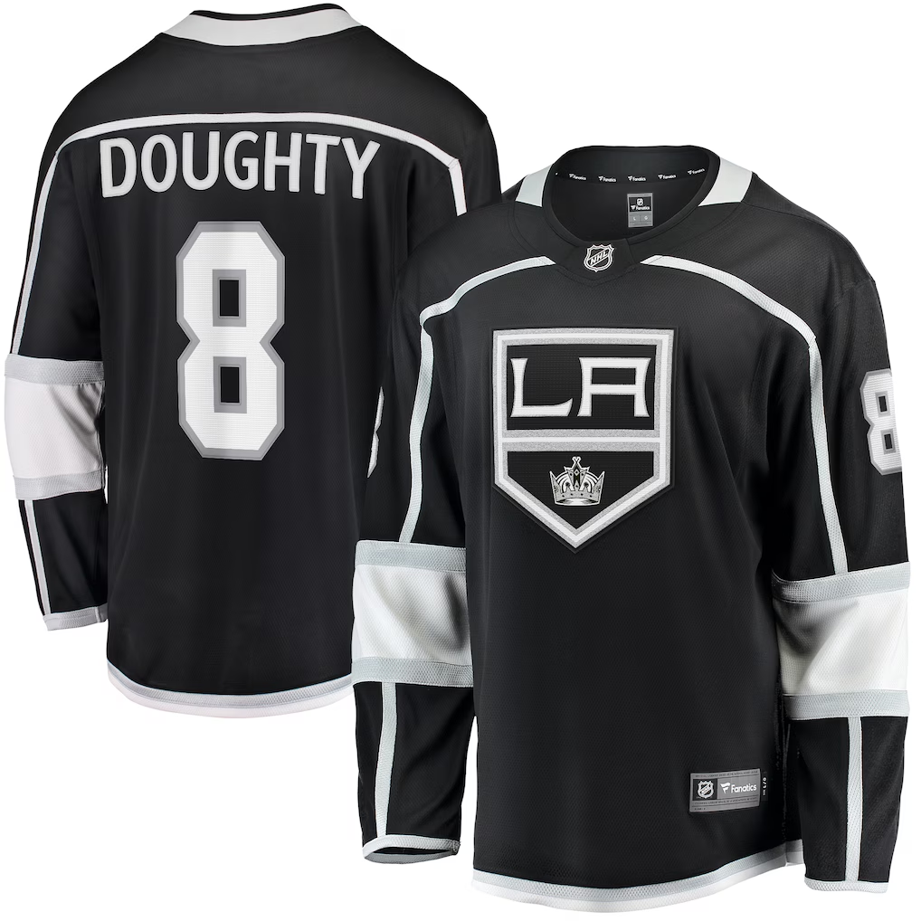 Men's Los Angeles Kings Drew Doughty #8 Fanatics Black Game Jersey