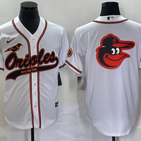 Men's Baltimore Orioles White Replica Player Jersey1 Joint Edition