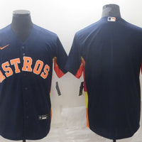 Men's Houston Astros Navy Alternate Replica Blank Jersey1