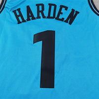 Men's LA Clippers James Harden #1 Light Blue 2024/25 Swingman Player Jersey1 - City Edition
