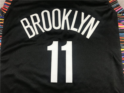 Men's Brooklyn Nets Kyrie Irving #11 Black Swingman Jersey1 - City Edition