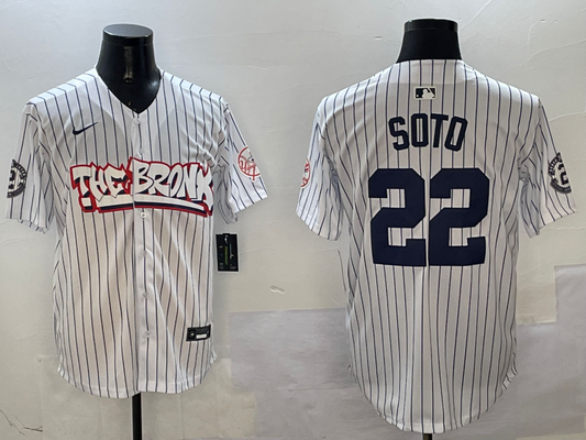 Men's New York Yankees Juan Soto White Limited Player Jersey1