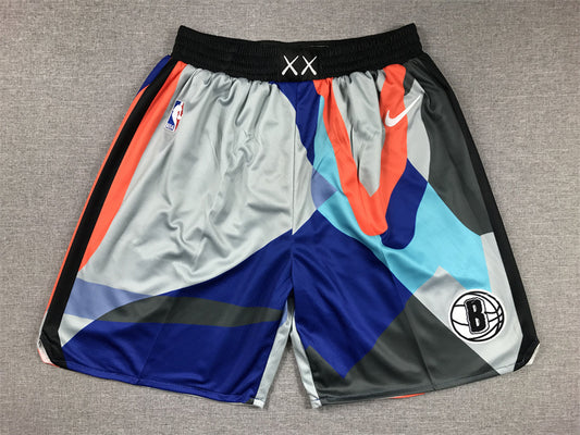 Men's Brooklyn Nets Black 2023/24 Swingman City Edition Shorts1