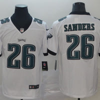 Men's Philadelphia Eagles Miles Sanders #26 White Game Jersey1