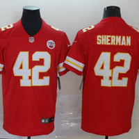 Men's Kansas City Chiefs Anthony Sherman #42 Red Game Jersey1