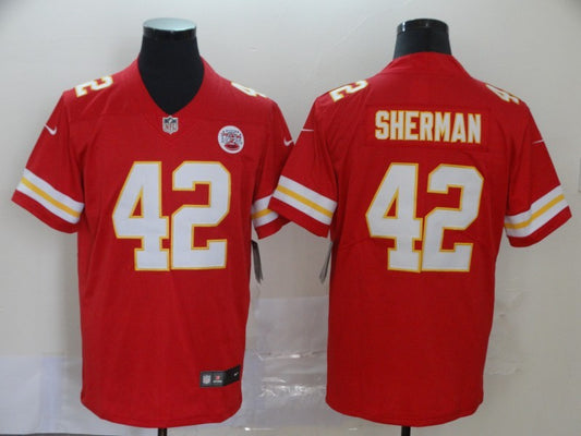 Men's Kansas City Chiefs Anthony Sherman #42 Red Game Jersey1