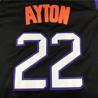 Men's Phoenix Suns DeAndre Ayton #22 NBA Black Replica Jersey1 - City Edition
