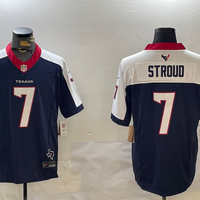 Men's Houston Texans C.J. Stroud #7 Navy Team Game Jersey1