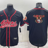 Men's San Francisco 49ers Black Game Jersey1