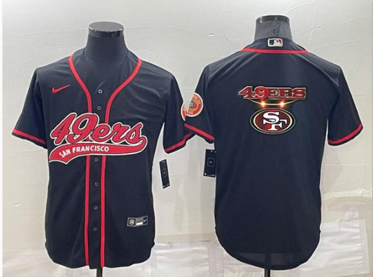 Men's San Francisco 49ers Black Game Jersey1