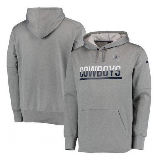 Men's Dallas Cowboys Gray Club Therma NFL Pullover Hoodie