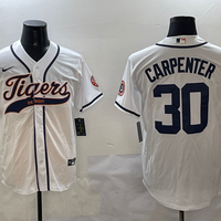 Men's Detroit Tigers Kerry Carpenter #30 White Player Jersey1