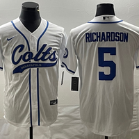 Men's Indianapolis Colts Anthony Richardson #5 White Game Jersey1 Joint Edition