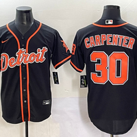 Men's Detroit Tigers Kerry Carpenter #30 Black Limited Player Jersey