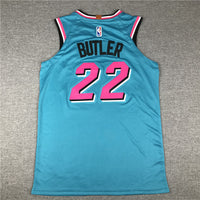 Men's Miami Heat Jimmy Butler #22 NBA Blue Swingman Jersey1