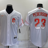 Men's San Francisco Giants Joc Pederson #23 White Replica Baseball Jersey1 City Edition