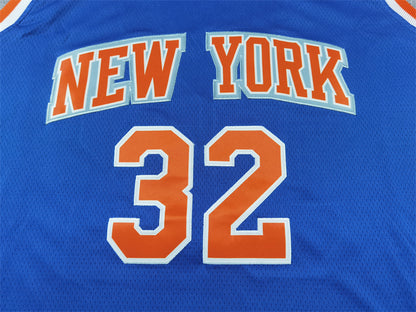 Men's New York Knicks Karl-Anthony Towns #32 Blue Swingman Jersey1 - Icon Edition