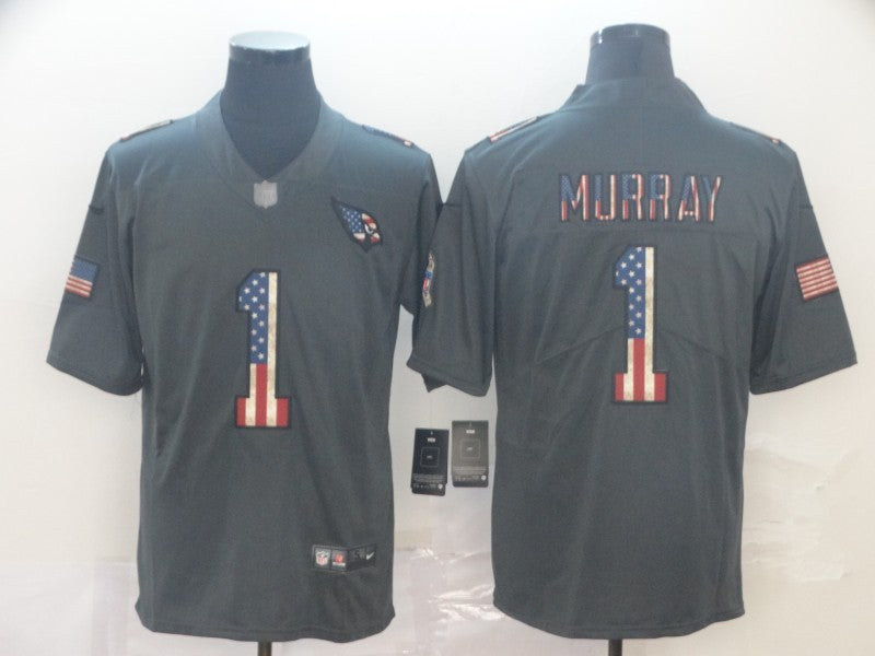 Men's Arizona Cardinals Kyler Murray #1 Black Game Team Jersey1