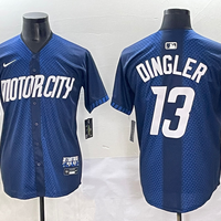 Men's Detroit Tigers Dillon Dingler #13 Navy City Connect Limited Player Jersey