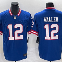 Men's New York Giants Darren Waller #12 Royal Classic Game Jersey1