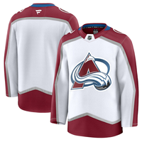 Men's Colorado Avalanche Fanatics White Away Premium Blank Jersey