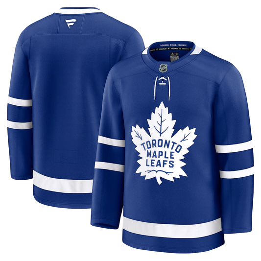 Men's Toronto Maple Leafs Fanatics Blue Home Premium Blank Jersey
