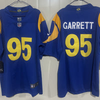 Men's Los Angeles Rams Myles Garrett #95 Royal Game Jersey