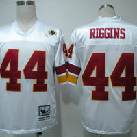 Men's Washington Redskins John Riggins Mitchell & Ness White Legacy Replica Jersey1