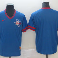 Men's Texas Rangers Blue Blank Replica Jersey1