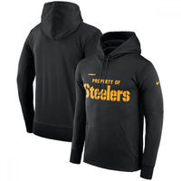 Men's Pittsburgh Steelers Black Club Therma NFL Pullover Hoodie