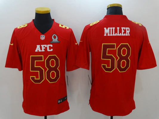 Men's Denver Broncos Von Miller #58 Red Game Jersey1