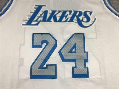 Men's Los Angeles Lakers Kobe Bryant White 2020/21 Swingman Jersey1 City Edition