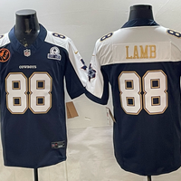 CeeDee Lamb #88 Dallas Cowboys Navy Alternate Game Team Jersey - JerseysFreak