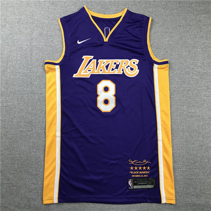 Men's Los Angeles Lakers Kobe Bryant Purple #8 Swingman Player Jersey1