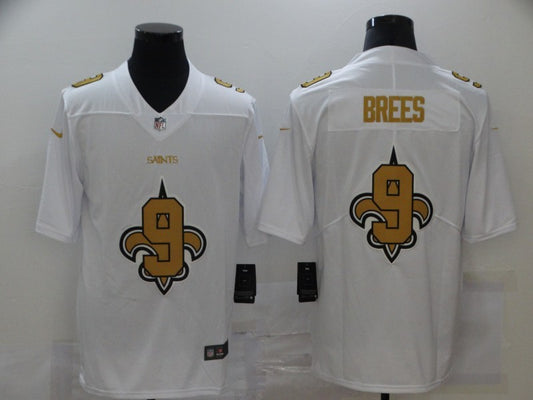 Men's New Orleans Saints #9 Drew Brees White Player Game Jersey1