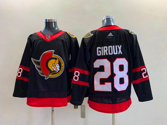 Men's Ottawa Senators Claude Giroux #28 Black Player Jersey1